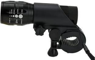 LISTA Zoomable Mode Mount Torch + Holder Clip Mount with 100 lumens light power LED Front Light