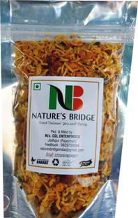 Nature's Bridge Rajasthani Mixture Namkeen (400 Gm) / Special Low Spicy Jodhpuri Namkeen / Mixture Namkeen / Snacks / Farsan