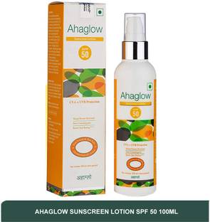 ahaglow Sunscreen - SPF 50 Sunscreen Lotion SPF 50,100ml