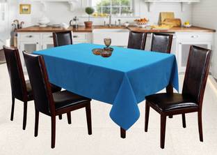 AIRWILL Solid 6 Seater Table Cover