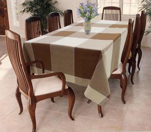 AIRWILL Checkered 8 Seater Table Cover