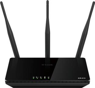 D-Link DIR-819 Wireless Router 2.4 GHz, 5 GHz 750 Mbps Wifi Speed Dual Band External Antenna Ethernet (Cable Broadband)