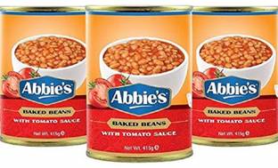 Abbie's Baked Beans in Tomato Juice, 415g (Set of 3) Beans