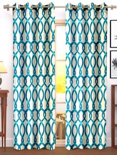 Flipkart SmartBuy 210 cm (7 ft) Polyester Semi Transparent Door Curtain (Pack Of 2)