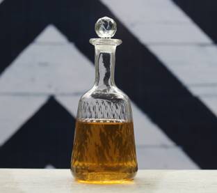 shobhana enterprises Decanter Glass Bottle for Decoration,Whiskey, Scotch, Wine, Vodka, Tequila,Rum 3 Decanter