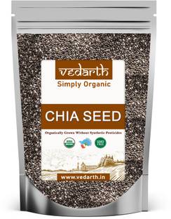 Vedarth Organic Chia Seeds (RAW ) for Weight Loss with Calcium , Iron , Vitamin , Protein , Folic acid and Dietary Fibre Chia Seeds