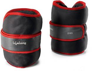 Lifelong LLAW04 Red, Black Ankle Weight