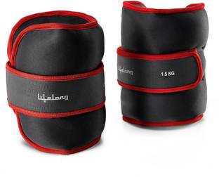 Lifelong LLAW03 Red, Black Ankle Weight