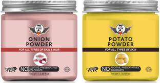 7 FOX Natural & Organic Onion Powder & Potato Powder-Packof-2-Jar-Combo-