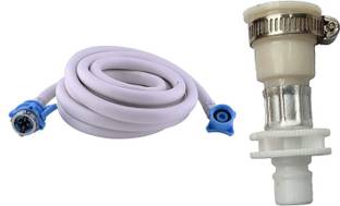 NEW WARE 5 Meter hose inlet pipe for Top Loading Fully Automatic Washing Machine With Inlet Hose Faucet Water Tap Adapter Connector Hose Pipe