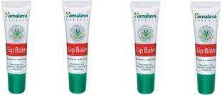 HIMALAYA Lip Balm Plain 10 g X 4 Plain