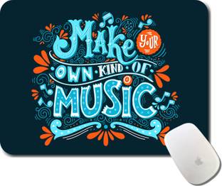 व्हट्स यूर किक Music | Instruments | Guitar | love Music | Printed Mouse Pad/Designer Waterproof Coating Gaming Mouse Pad For Computer/Laptop (Multi12) माउस पैड