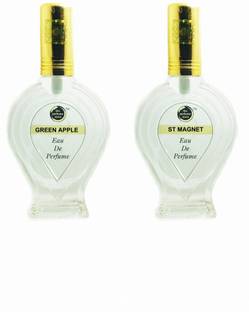 The perfume Store GREEN APPLE, ST MAGNET Regular pack of 2 Perfume Eau de Parfum  -  120 ml