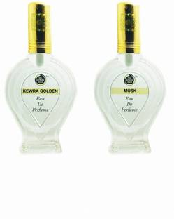 The perfume Store KEWRA GOLDEN, MUSK Regular pack of 2 Perfume Eau de Parfum  -  120 ml