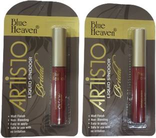 BLUE HEAVEN Pack of 2 Artisto Sindoor Liquid