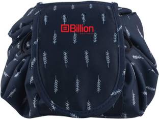Billion Travel Makeup Bag Pouch Multifunction Storage Portable Toiletry Bags-Dark Blue