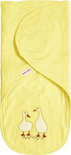 Kinder And Tender Embroidered Single Swaddling Baby Blanket for  AC Room