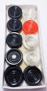 Dinetic r-9 Carrom Goti 1 Striker ,Carrom Coins,Carrom Board Goti Carrom Pawns Carrom Pawns