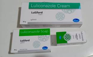 Leeford Luliconazole Luliford Cream (20 gm) + Luliford Lotion (15 ml) + Luliford Soap (50 gm)