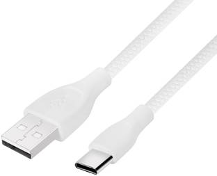 Rebha USB Type C Cable 2 A 1 m 3.1 AMP Fast Charging and Fast Data Sync with 480mbps Data Transfer C Type Data Cable