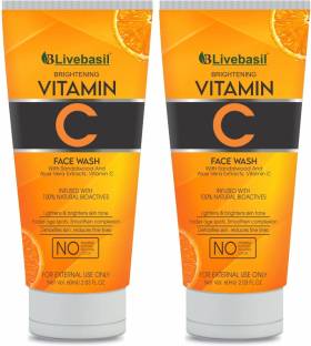 livebasil vitamin c face wash with aloe vera Face Wash