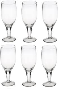 1st Time (Pack of 6) New Stylish & Designer Baverage Tumbler Multipurpose Clear Glass (Set Of 6)-GZ55 Glass Set Wine Glass