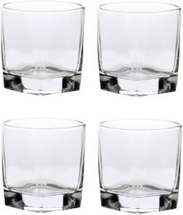 Somil (Pack of 4) New Stylish & Designer Baverage Tumbler Multipurpose Clear Glass -GL52 (Set Of 4) Glass Set Water/Juice Glass