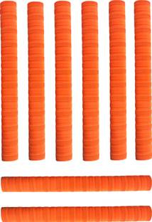 Raider Pack of 8 Orange Cricket Bat Grip Chevron