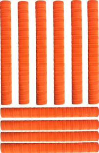 Raider Pack of 10 Orange Cricket Bat Grip Chevron