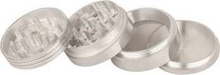 SCORIA Aluminium Inside Fitting Hookah Mouth Tip (Silver) Hand Muller Grinder