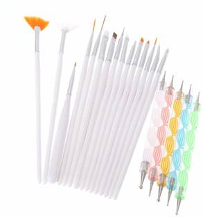 Shills Professional 20pcs Nail Art Design Dotting Painting Drawing UV Polish Brush Pen Tools Set Kit