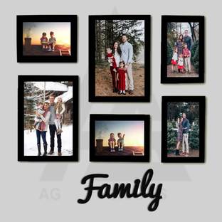 AG CRAFTS TM Wood Wall Photo Frame