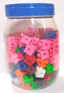 Aria Education Snap Cubes | Mathematics Counting Cubes | Interlocking Unifix Cubes Set of 150 Pcs