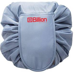 Billion Lazy Cosmetic Bag Drawstring Travel Makeup Bag-Grey Travel Toiletry Kit