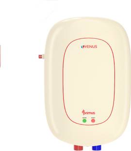 Venus Primus 3M30 3-Litre 3000W Instant Water Heater (Ivory);Glasslined tank; PUF Insulated, 8 Bar Pressure, ISI 3 L Instant Water Geyser