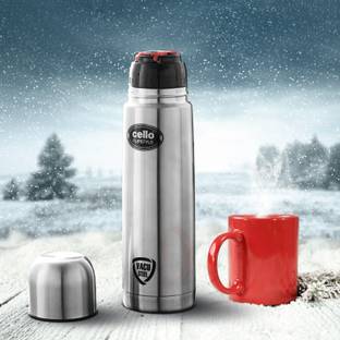 cello S.S Flip Style 500 ml Steel Flask