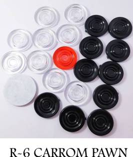 Raider r-6 Carrom Goti 1 Striker ,Carrom Coins,Carrom Board Goti Carrom Pawns Carrom Pawns