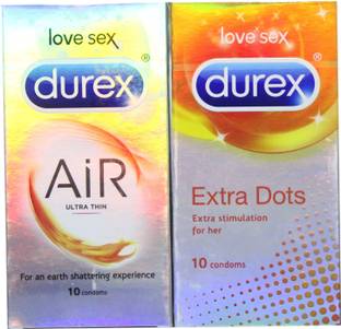 DUREX Air Ultra Thin, Extra Dots Condom