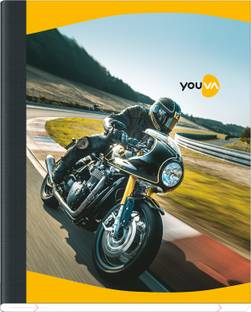 NAVNEET Youva Tight Bound 15.5x18.8 cm Single Line Regular Note Book Single Line 76 Pages