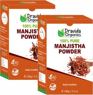 Dravida Organics 100% Natural Manjistha Powder (Pack of 2)