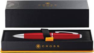 CROSS Calais Crimson Red Lacquer With Chrome appointments Ball Pen