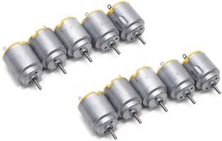 ERHIndia (Pack of - 30) DC Motor Mini Electric Motor Carbon Brush High Speed Torque Electric Toy Cars Engine Motor Kit, for DIY Fan Toys Cars Models and Projects Electronic Components Electronic Hobby Kit
