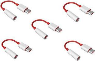 SANNO WORLD USB Type C Cable 0.1 m Type C to 3.5 Audio Jack Connector pack of 05