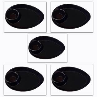 GOOFFI DIP CHIP BLACK Chip & Dip Tray