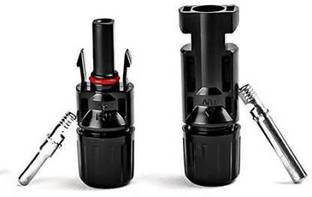 SOLAR UNIVERSE INDIA SUI Mc4 Connector for Solar Panel (Black) Mc4 Connectors Wire Connector