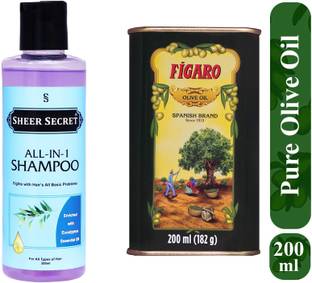Sheer Secret Keratin Shampoo 200ml And Figaro Olive Oil 200ml Price In India Buy Sheer Secret Keratin Shampoo 200ml And Figaro Olive Oil 200ml Online At Flipkart Com