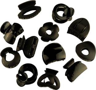 Avaco Plastic Hair Clutcher/Claw Clip (Medium, Multicolour) - Pack of 12 Hair Claw
