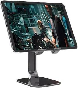Rocketek HEAVY DUTY METAL ADJUSTABLE AND FOLDABLE DESKTOP STAND FOR TABLET AND MOBILE Mobile Holder