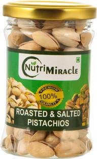NUTRI MIRACLE Roasted And Salted Pistachios 120gm Pistachios