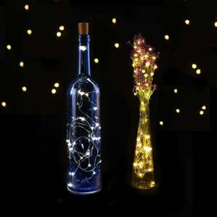 Unique Impex 20 LEDs 2.01 m Transparent Steady String Rice Lights
